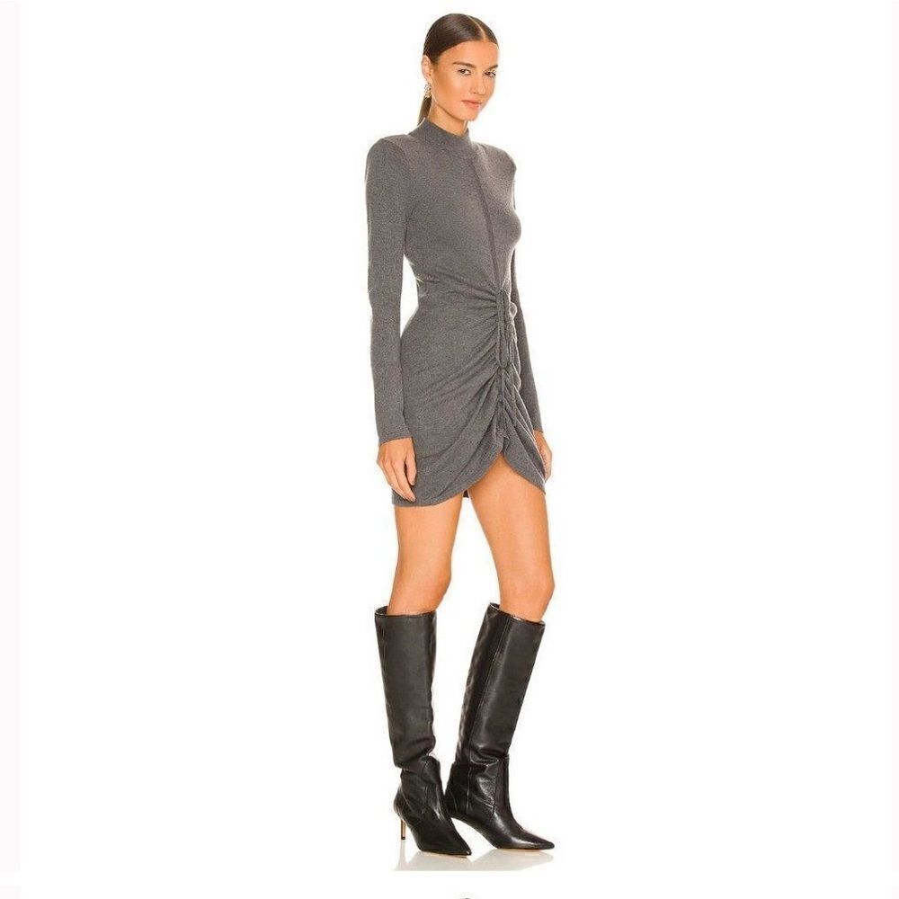 NWT Ronny Kobo Smoke Gray Macall Knit Dress